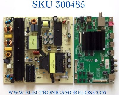KIT DE TARJETAS PARA TV ONN·ROKU TV SMART TV (65) / MAIN MS16010-ZC01-01 / 515C16010M08 / FUENTE TV6505-ZC02-01 / E021M455-A4 / PANEL JR645R3HA7L / MODELO 100012587 / ((NOTA IMPORTANTE:CHECAR QUE EL PANEL Y MODELO CORRESPONDA CON SU TELEVISION))